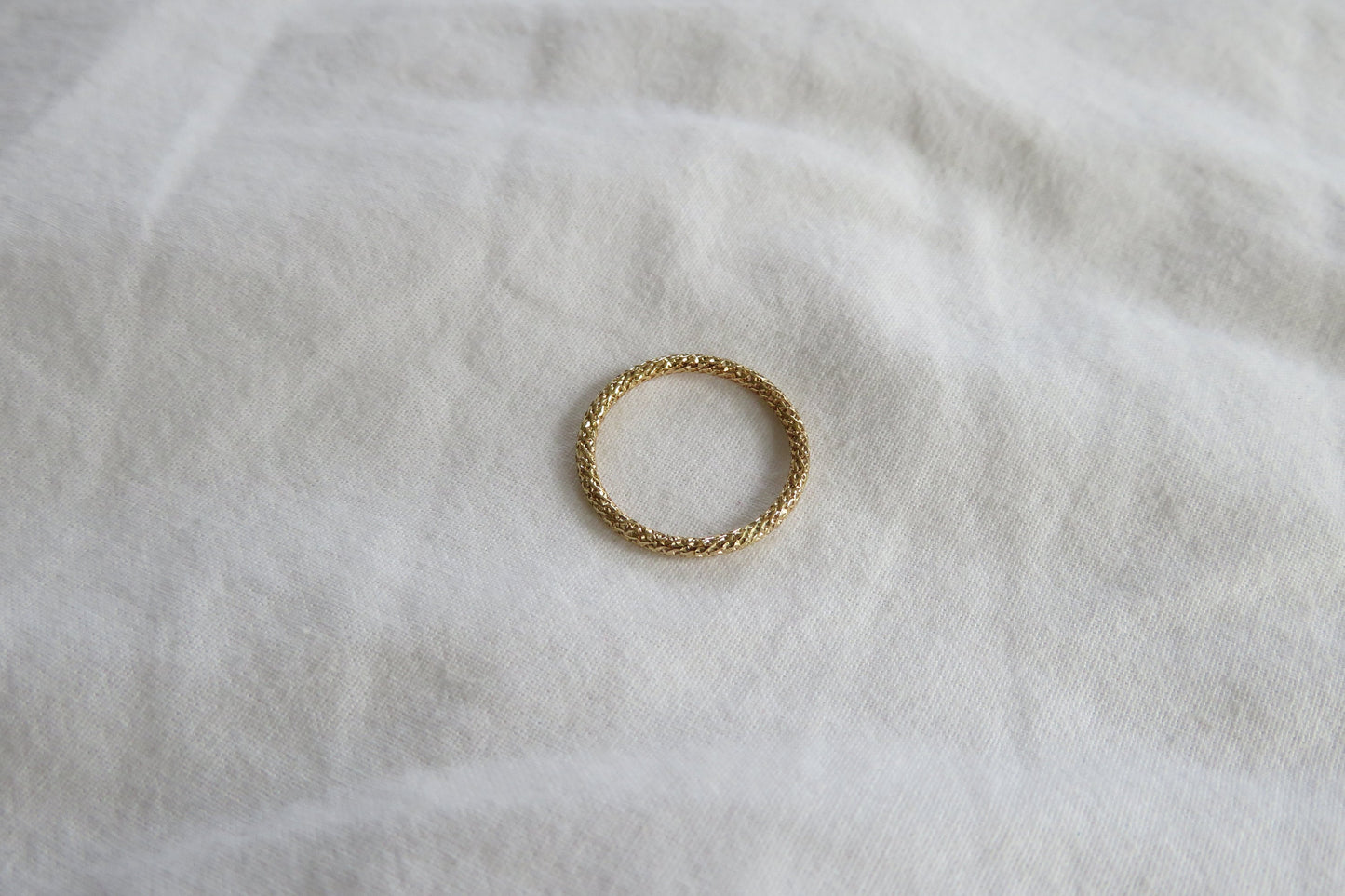 14k Gold Filled Sparkle Ring 1.8mm