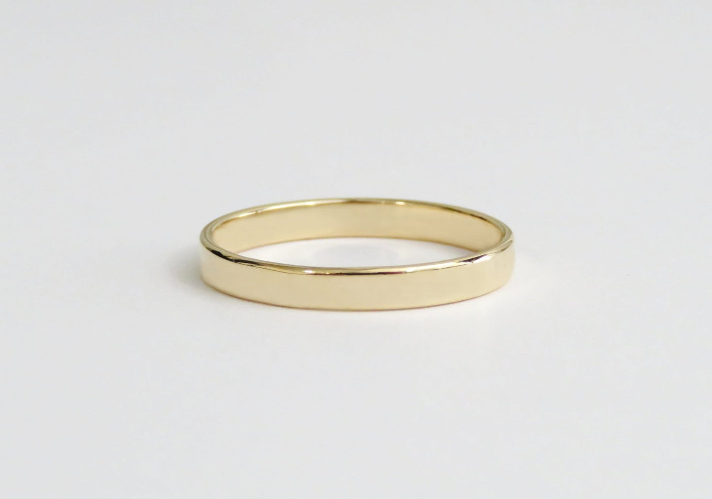 14k Yellow Gold - Plain Band 2.6mm