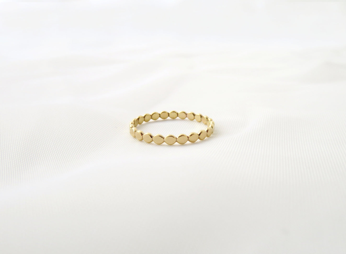 14k Gold Filled Flat Bead Ring 2.2mm