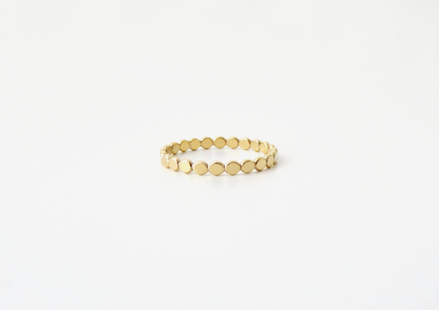 14k Gold Filled Flat Bead Ring 2.2mm