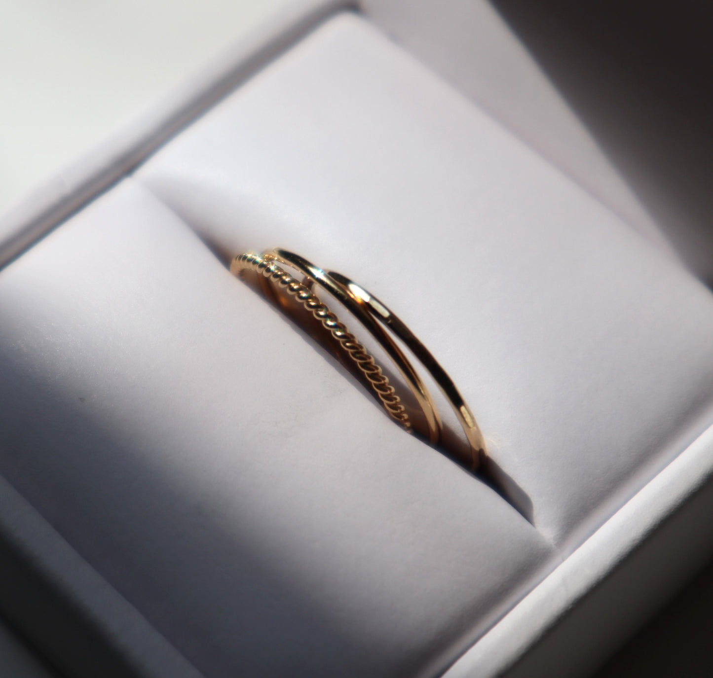 Stacking Ring Set of 3 - 14k Gold Filled or Sterling Silver