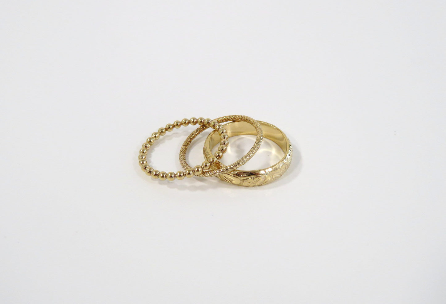 Stacking Ring Set of 3 - 14k Gold Filled