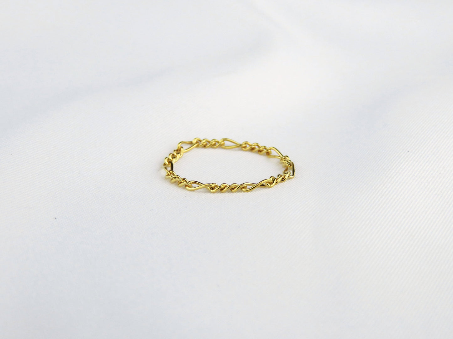 Gold Filled Figaro Chain Ring