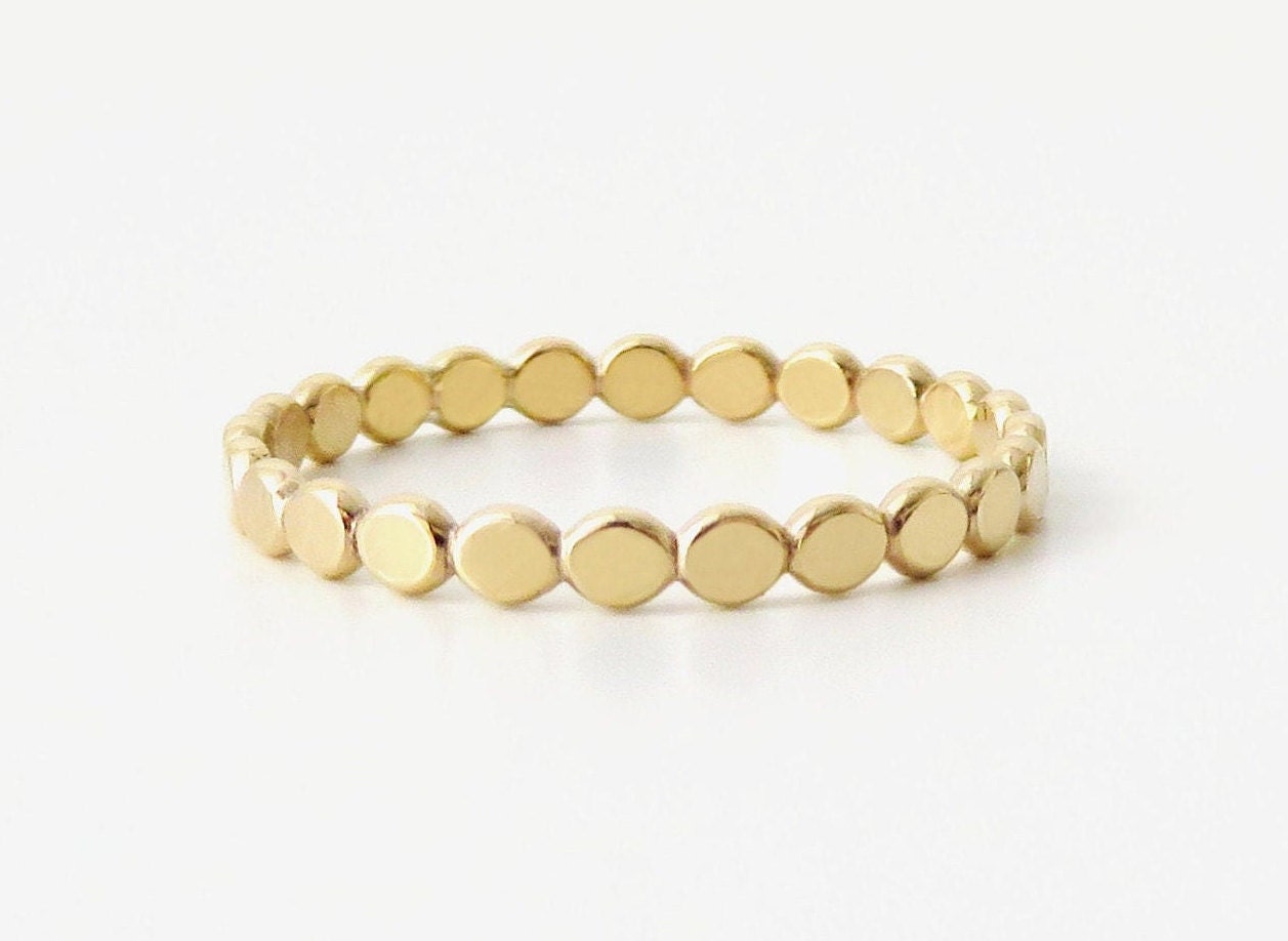 14k Gold Filled Flat Bead Ring 2.2mm