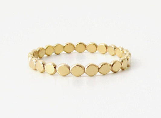 14k Gold Filled Flat Bead Ring 2.2mm