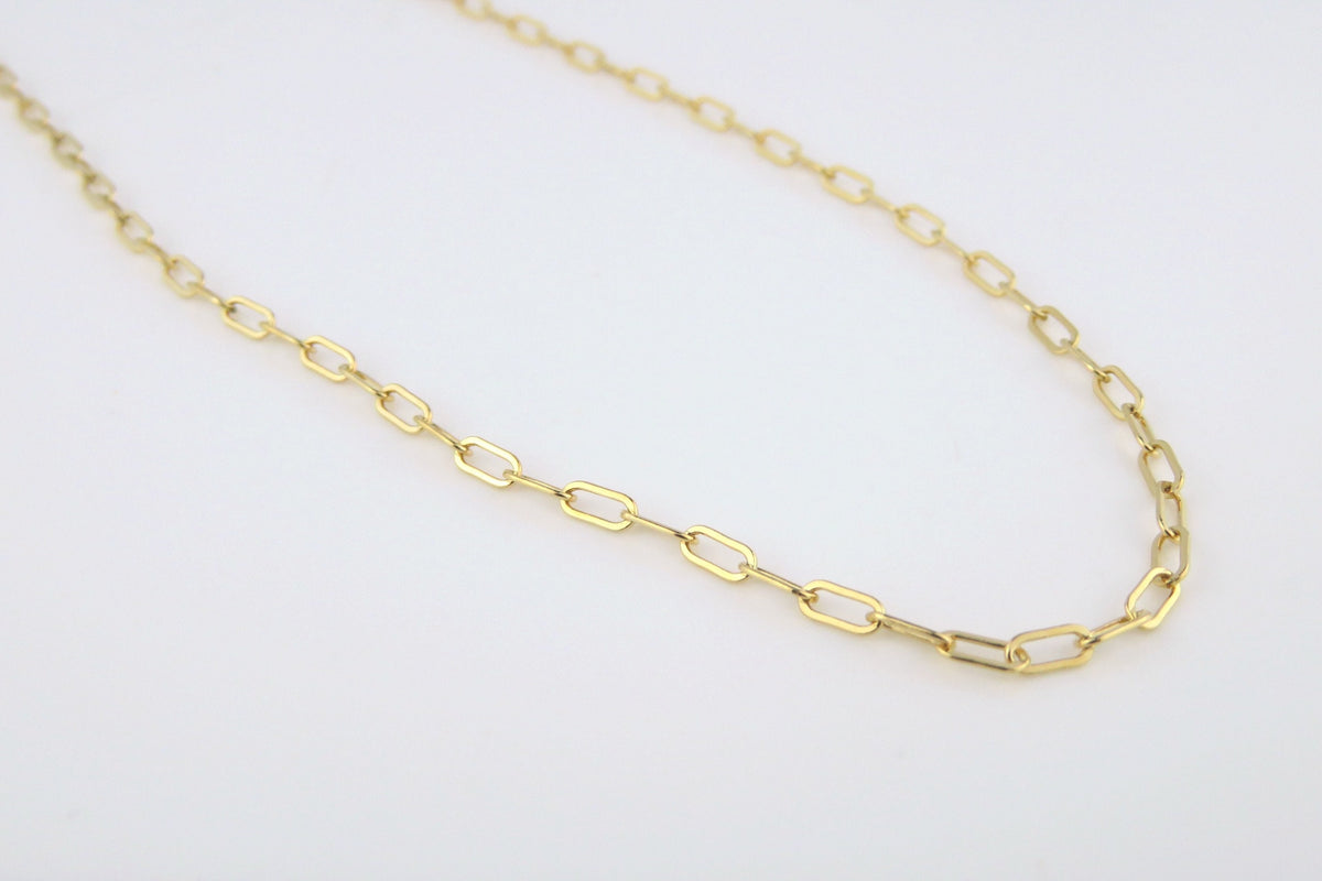 Dainty Paperclip Necklace
