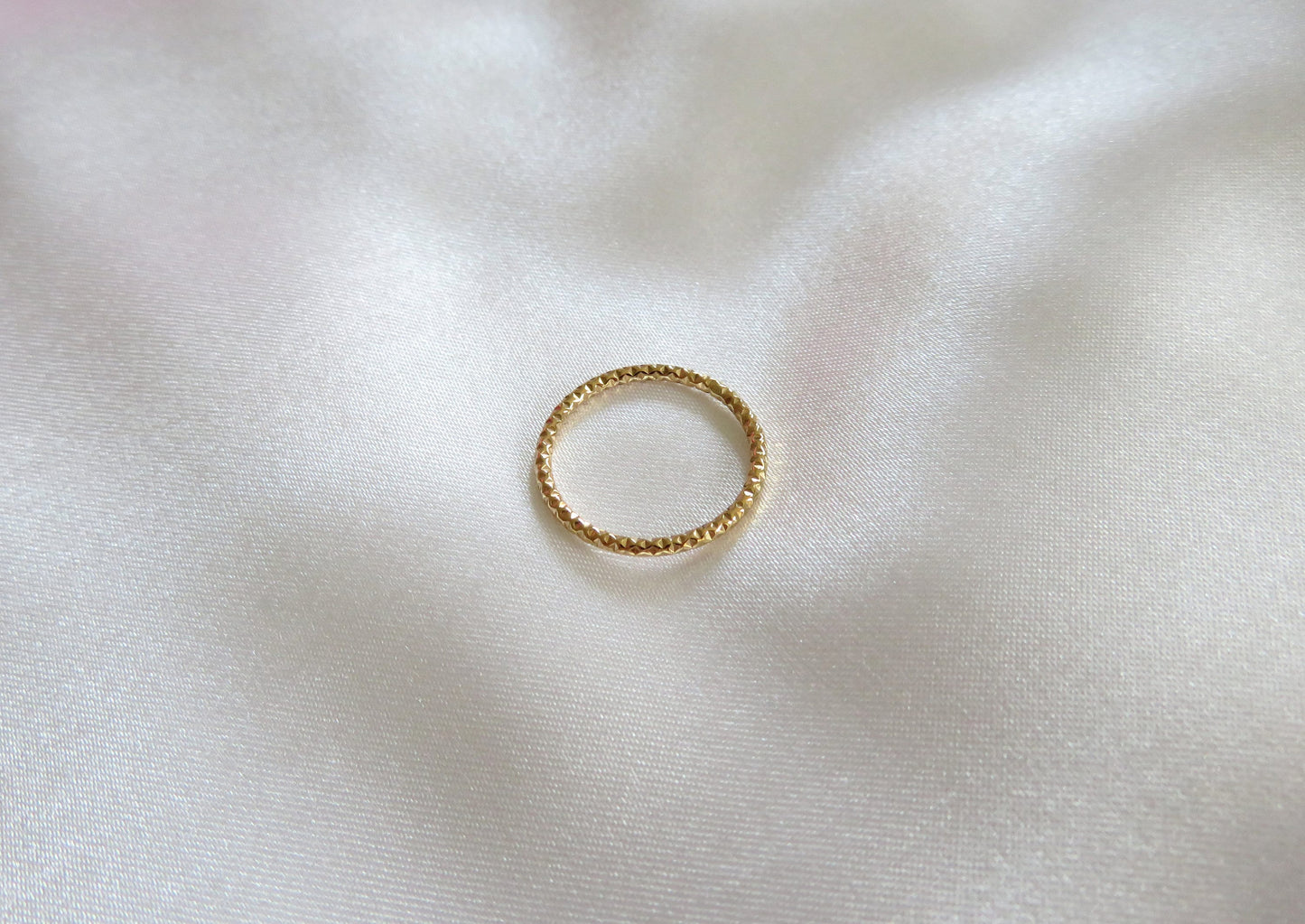 Faceted Stacking Ring