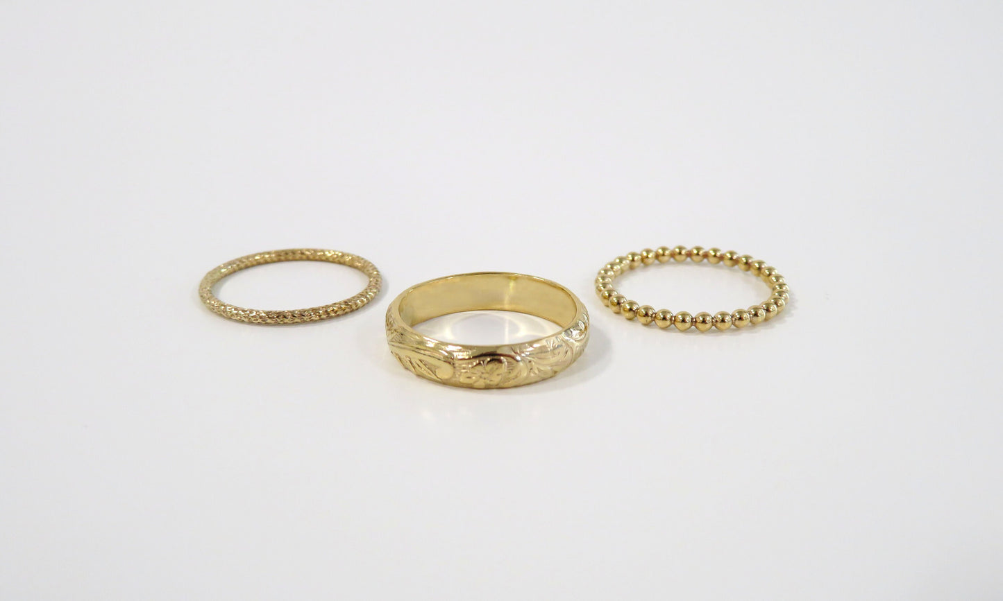 Stacking Ring Set of 3 - 14k Gold Filled