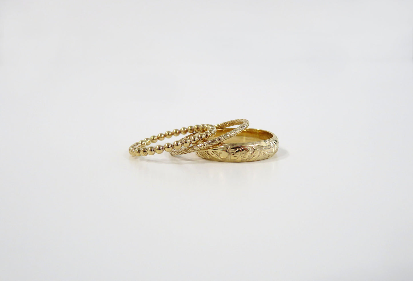 Stacking Ring Set of 3 - 14k Gold Filled
