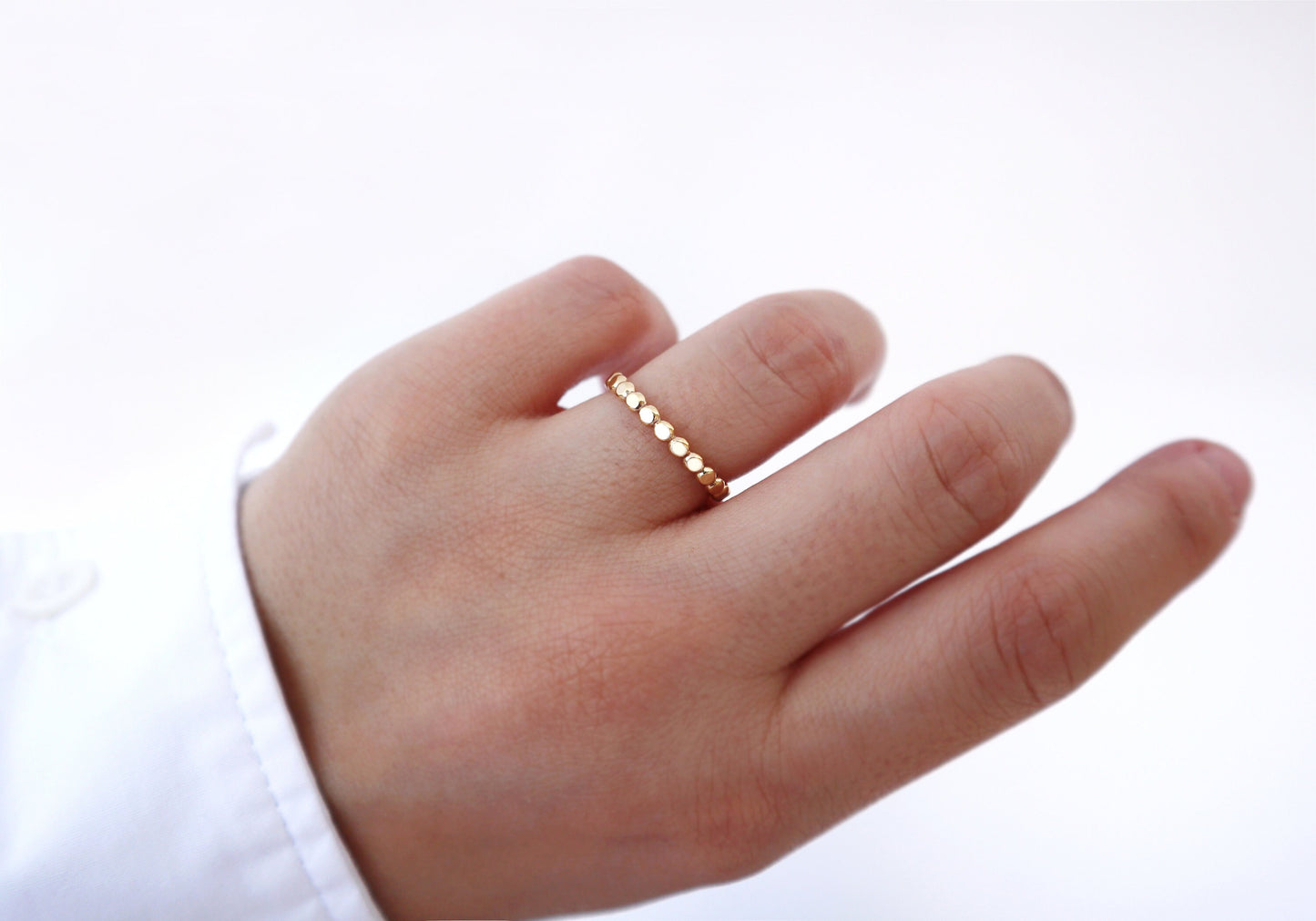 14k Gold Filled Bead Ring 2.5mm