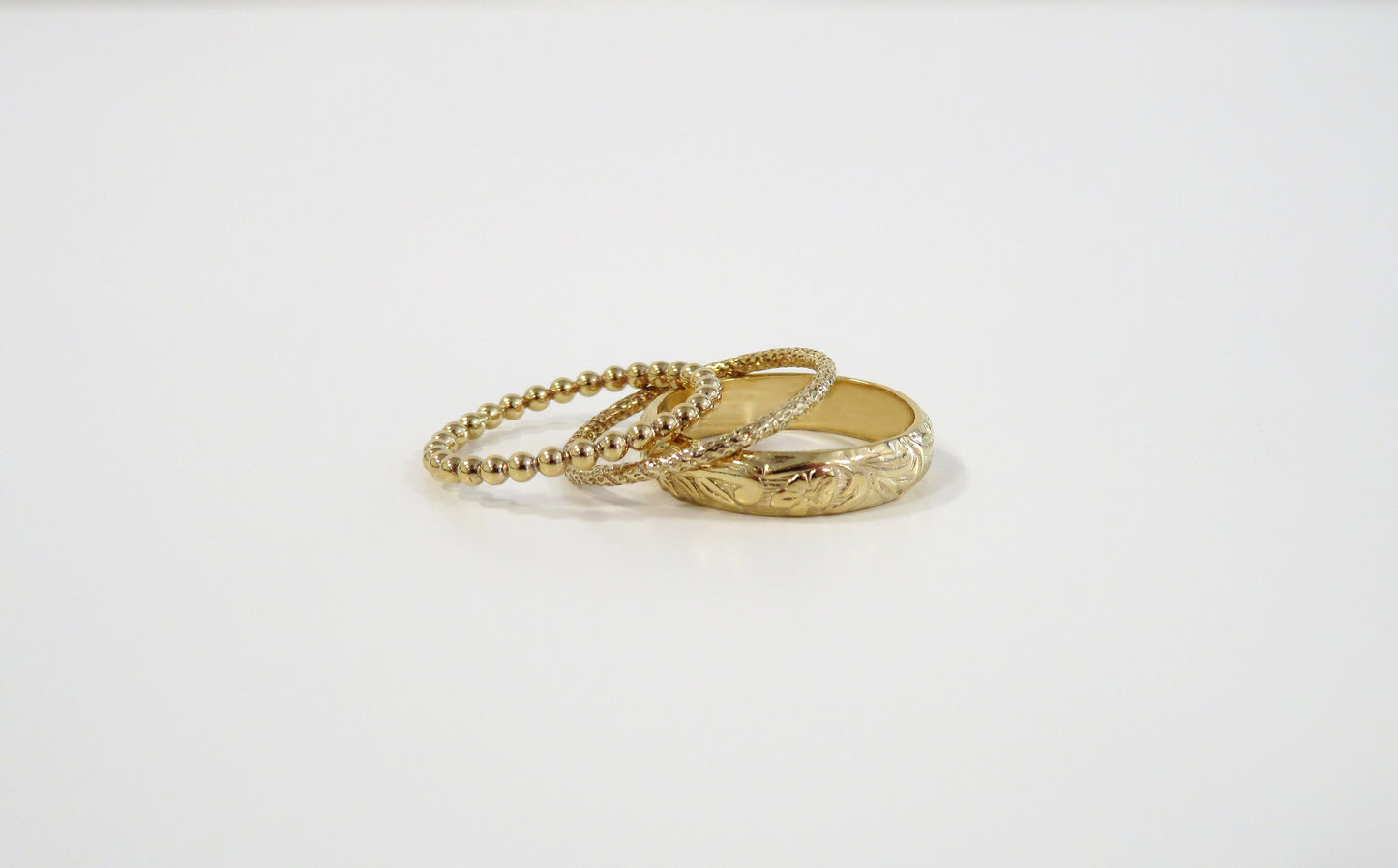 Stacking Ring Set of 3 - 14k Gold Filled