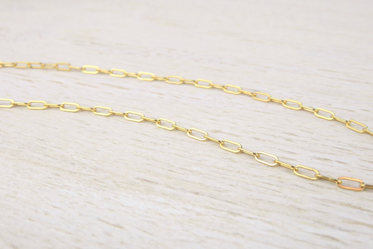 Dainty Paperclip Necklace