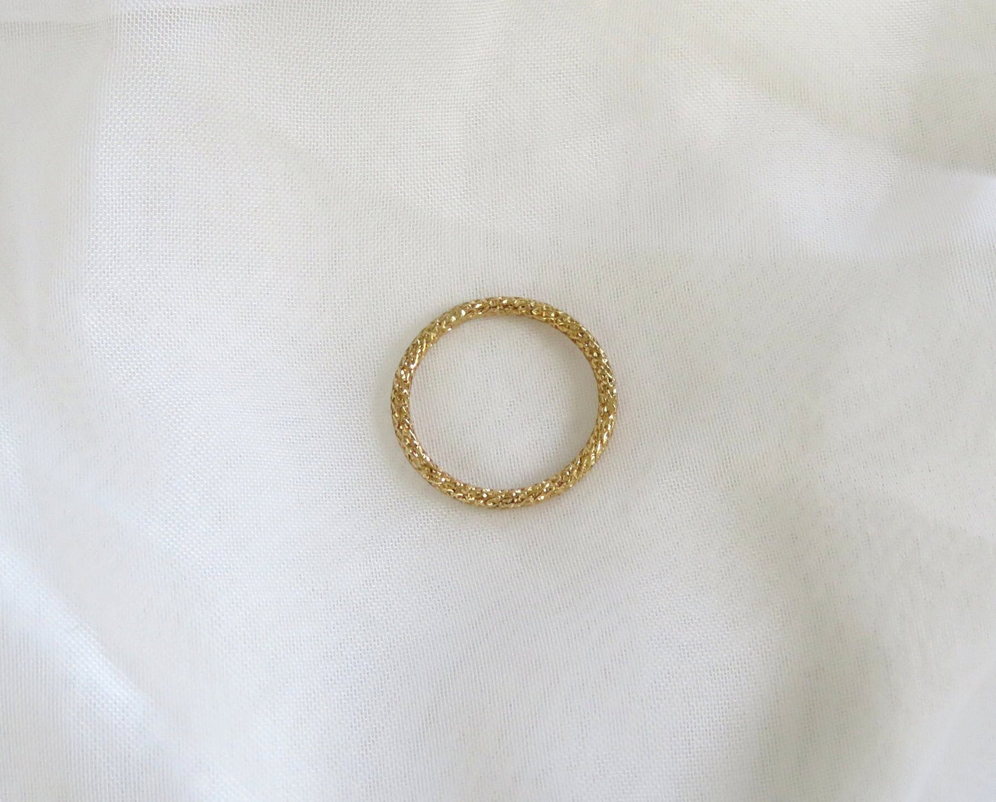 14k Gold Filled Sparkle Ring 1.8mm