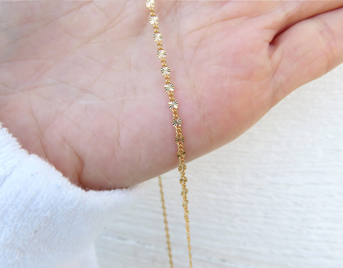 Dainty Sparkle Chain Necklace