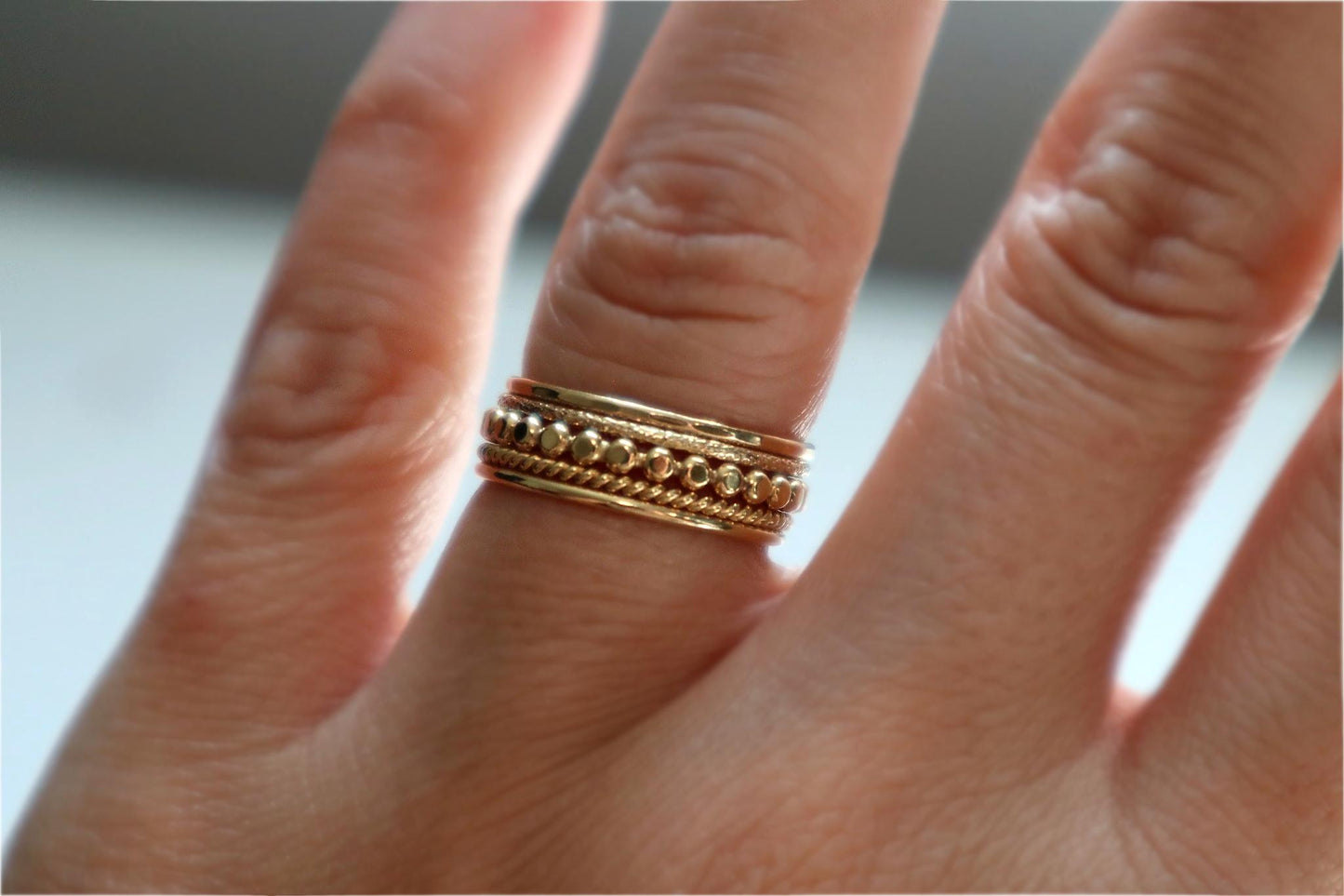 Stacking Ring Set of 5 - 14k Gold Filled or Sterling Silver
