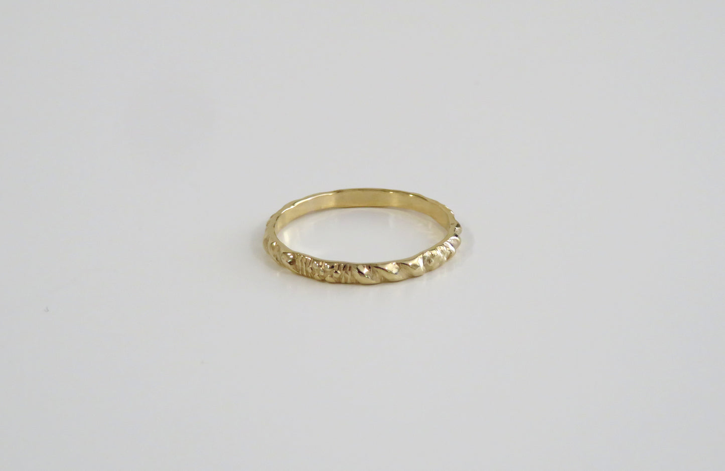 14k Yellow Gold - Pattern Band Two 2.2mm