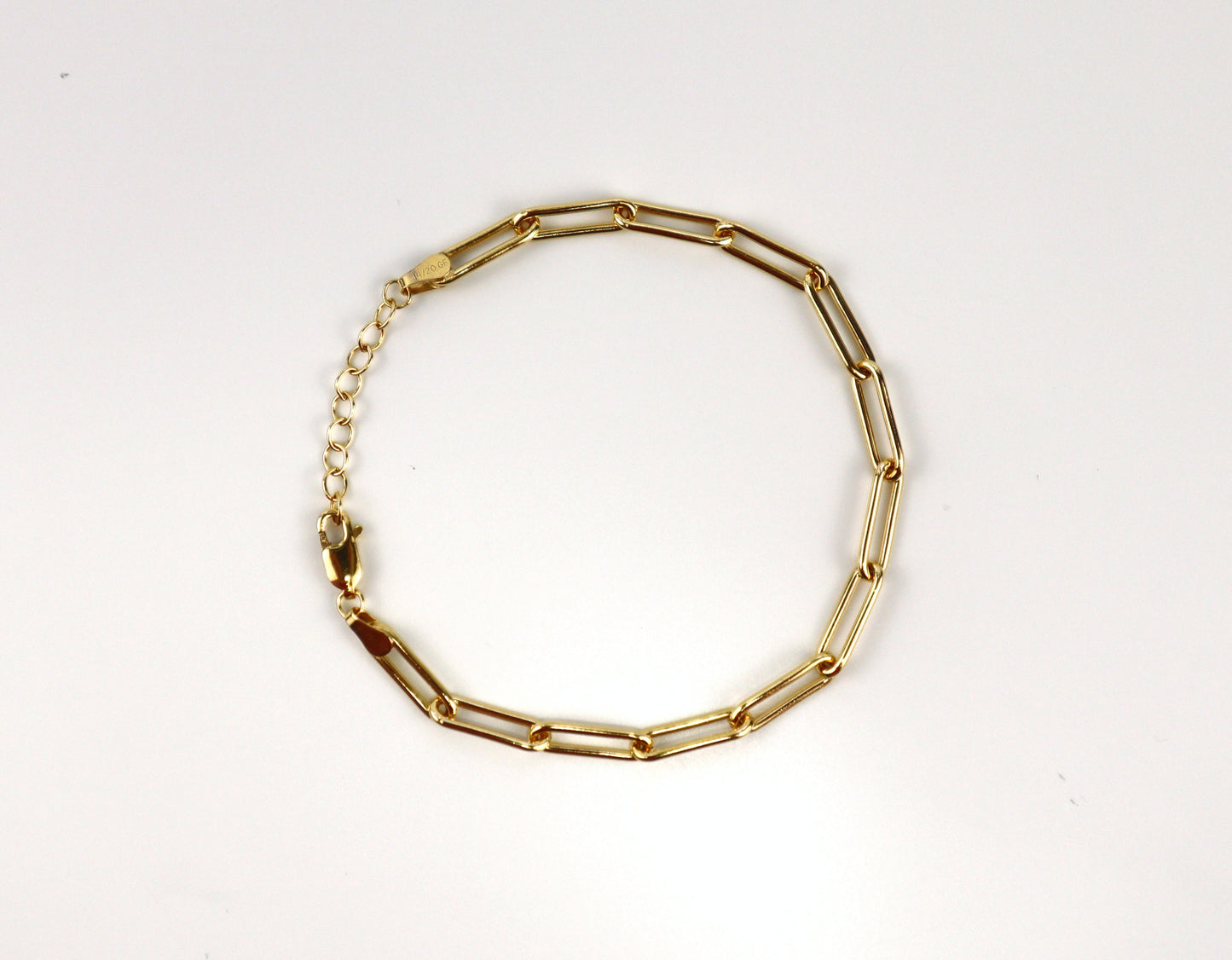 Wide Oval Chain Bracelet
