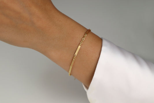 Flat Cable Chain Bracelet