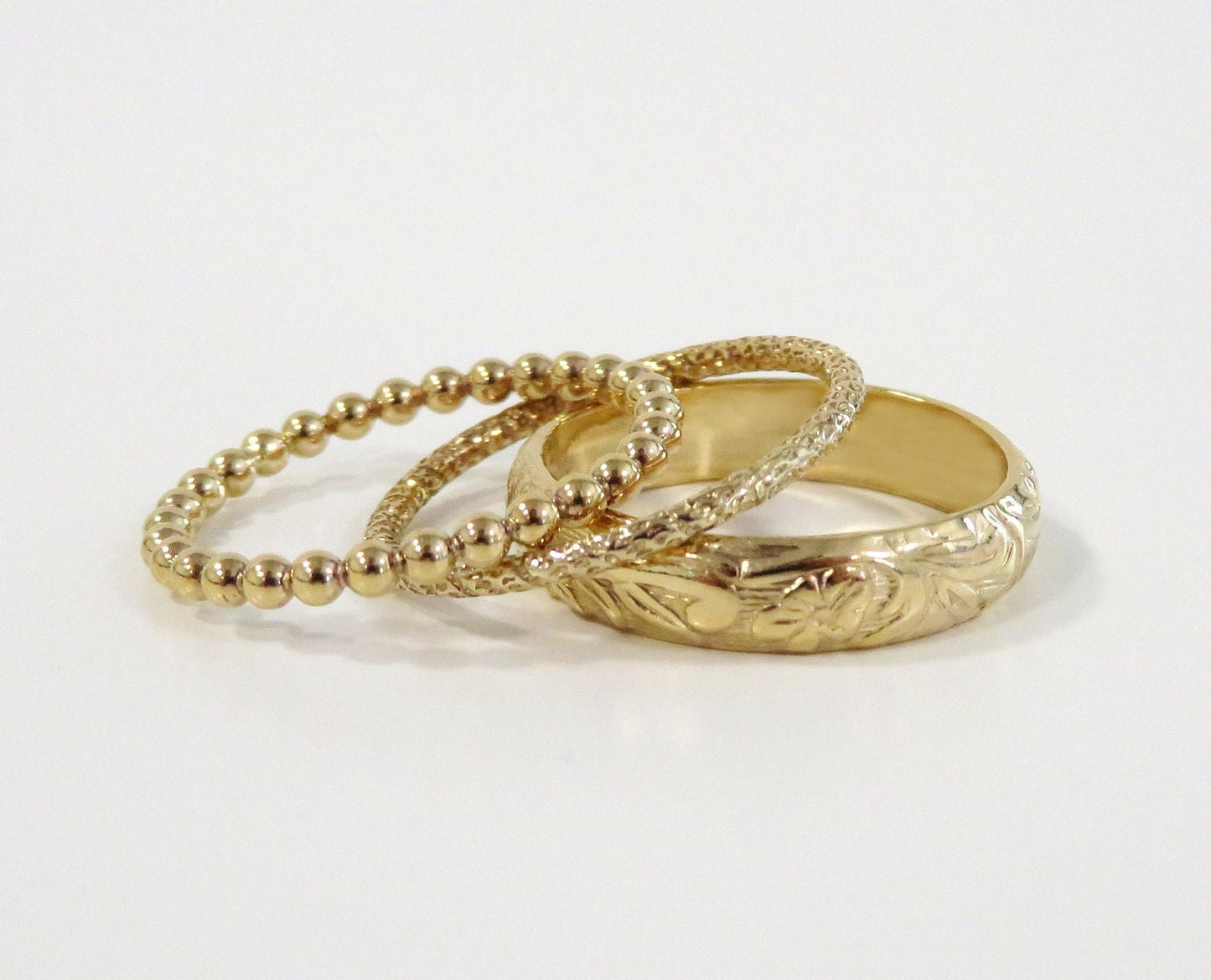 Stacking Ring Set of 3 - 14k Gold Filled