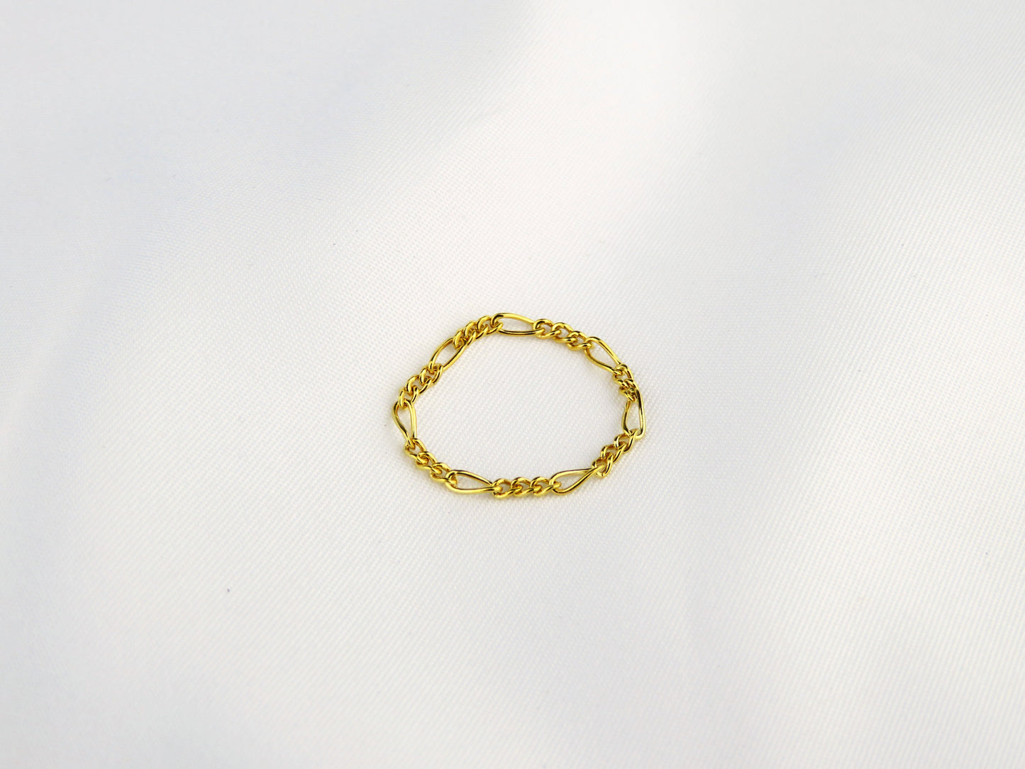 Gold Filled Figaro Chain Ring