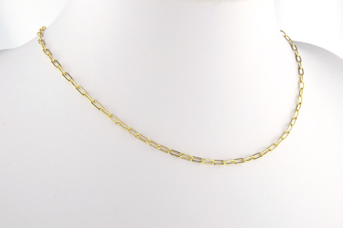 Dainty Paperclip Necklace