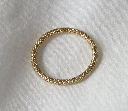14k Gold Filled Sparkle Ring 1.8mm