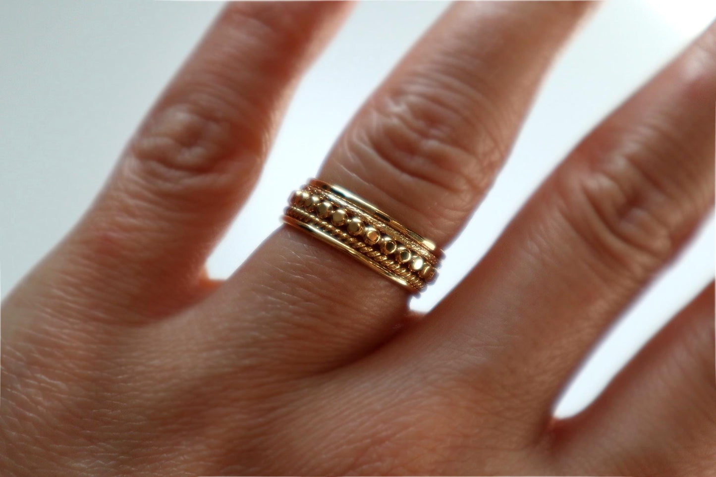 Stacking Ring Set of 5 - 14k Gold Filled or Sterling Silver