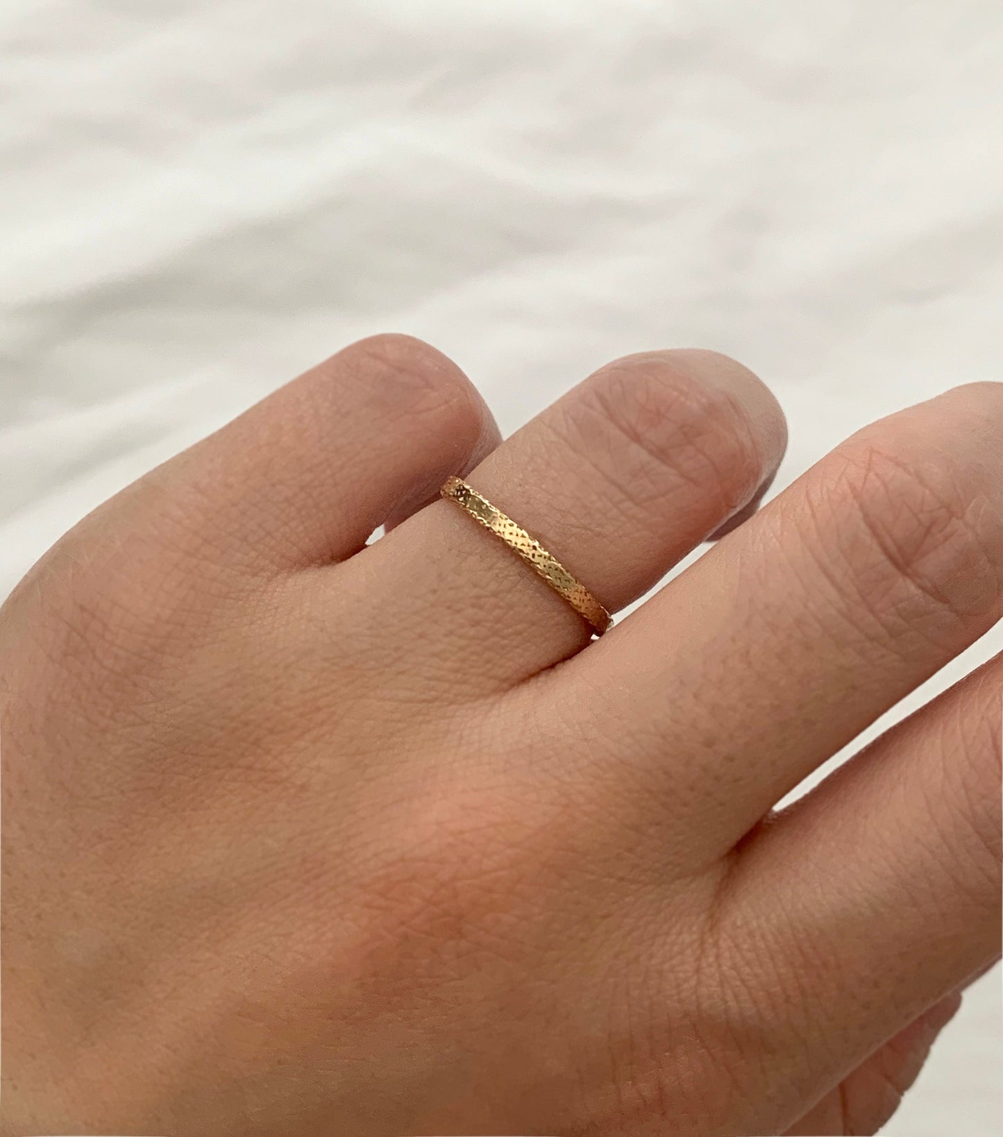 14k Gold Filled Sparkle Ring